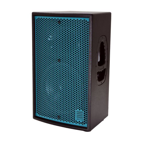 ABACUS Public 10-1 - Strukturlack schwarz mit Schutzgitter in "ABACUS-Wasserblau"