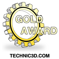 technic3d Gold Award Siegel