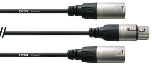 cordial_cfy_fmm XLR-XLR-Y-Kabel Cordial CFY __ FMM – Bild 1